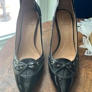 Joan & David Black Patent Heels